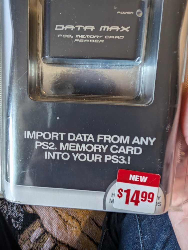 Datel Data Max PlayStation 2 Memory Card Reader USB - PS2 Memory to PS3