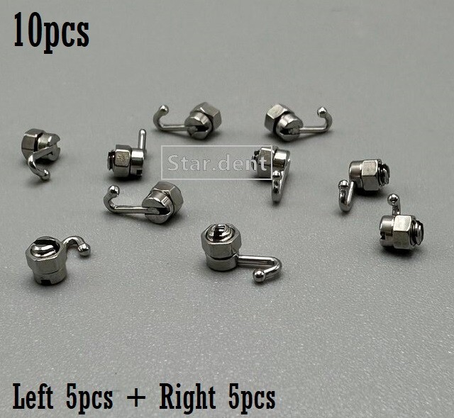Dental Orthodontic Activity Crimpable Hooks Arch Wire Hook Stops Lock Left Right
