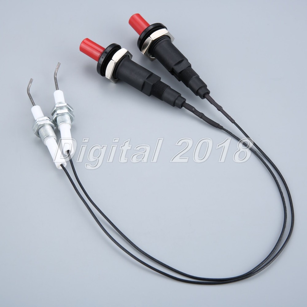 Replace Piezo Igniter Push Button Set Spake Generator Ignition Parts 2Pcs/Lot