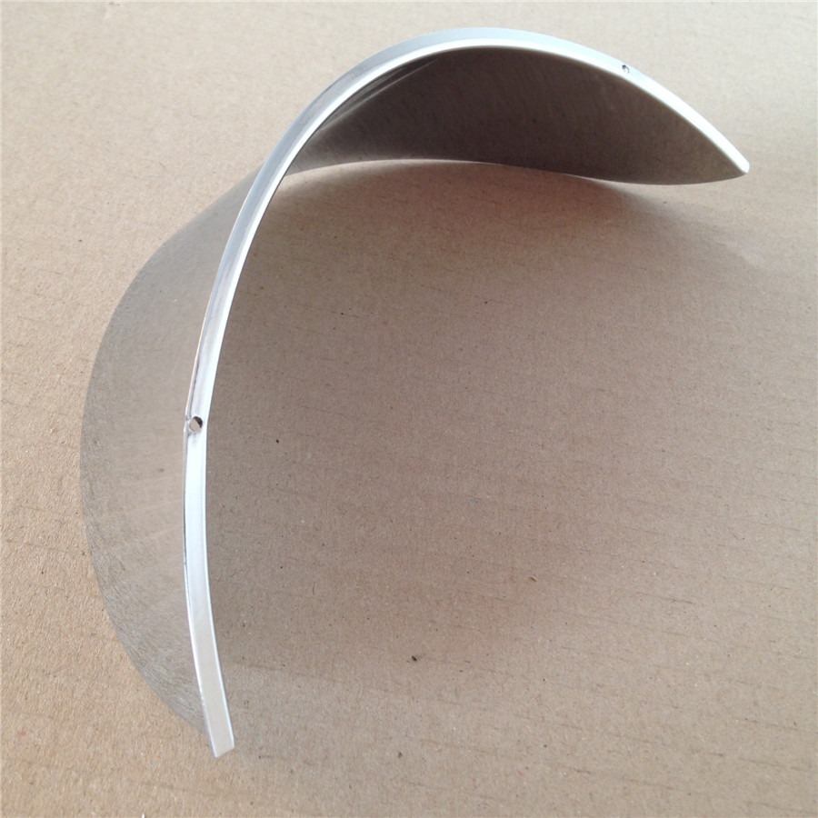HTTMT Chrome Steel Universal Visor For 7" Motorcycle Headlights