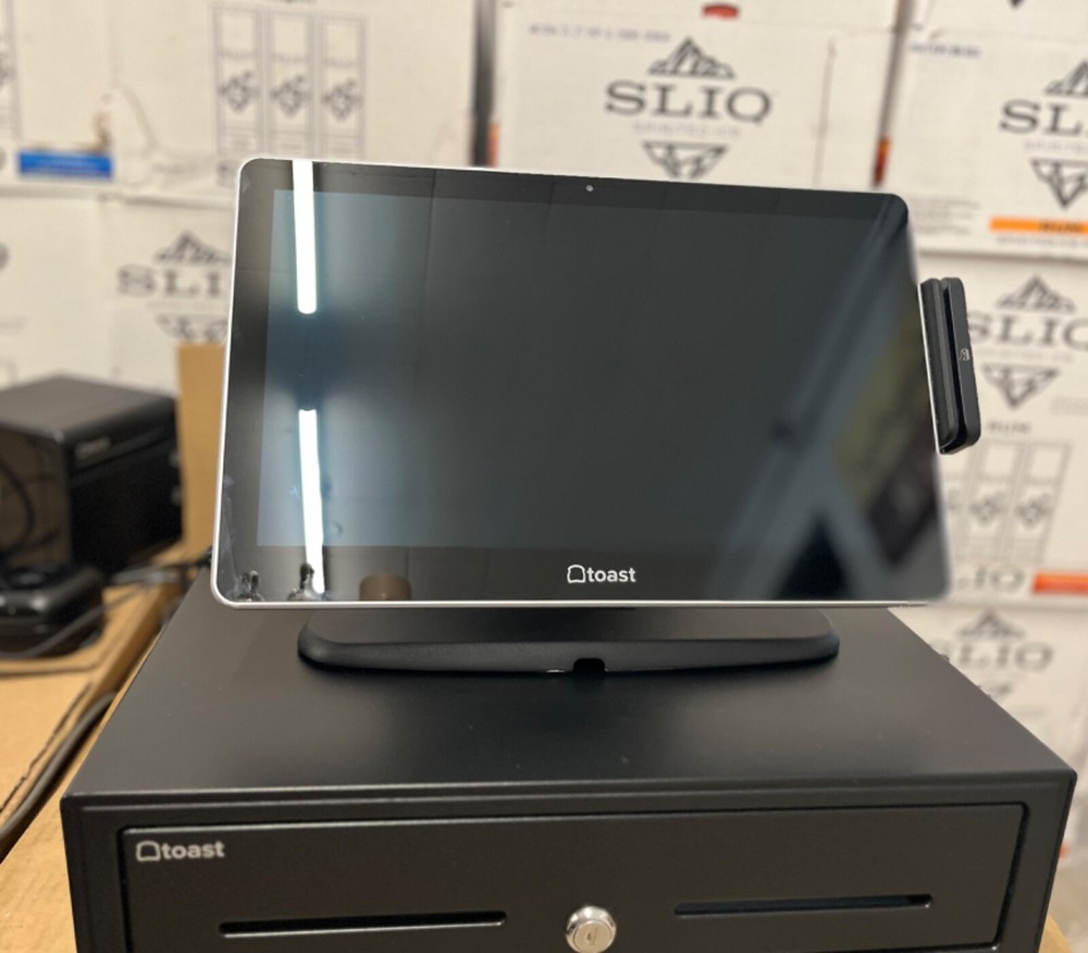 TOAST POS System - complete system 4 registers, 2 handhelds, 3 kitchen printers