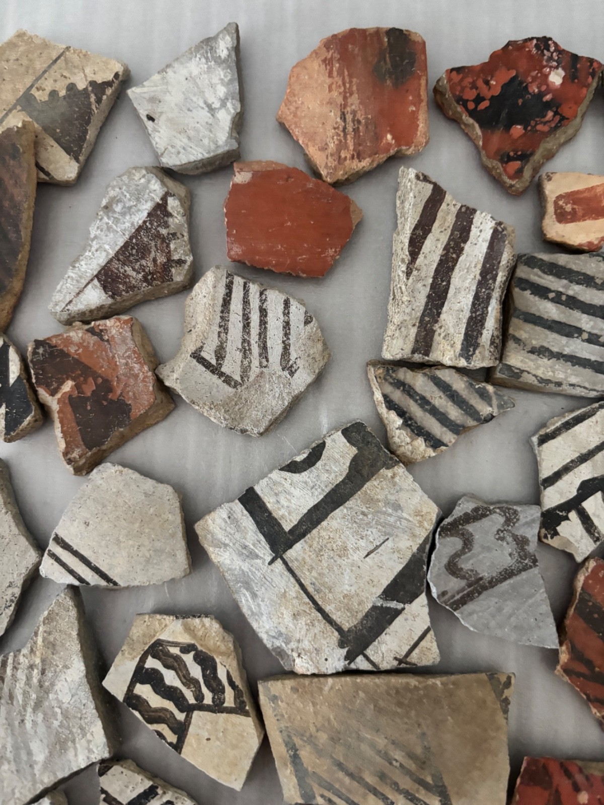 30+ Ancient Anasazi Native American Pottery Shards Arizona L10-D FREE SHIP