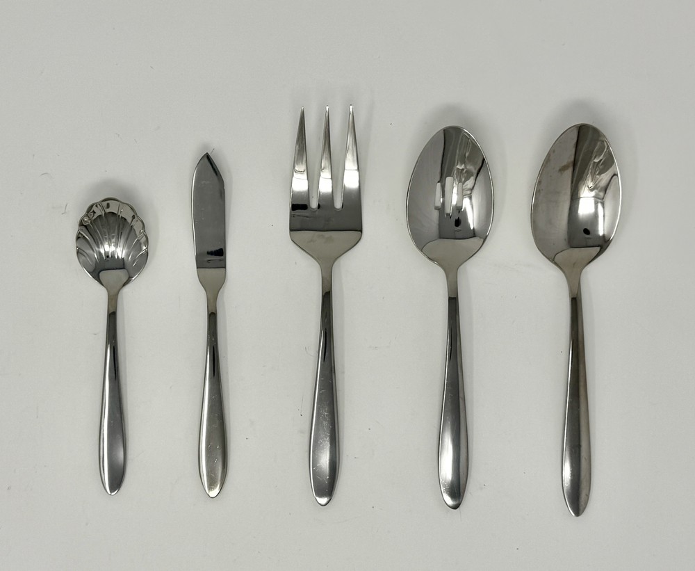 Oneida Mooncrest 5 Piece Serving Set - All Glossy