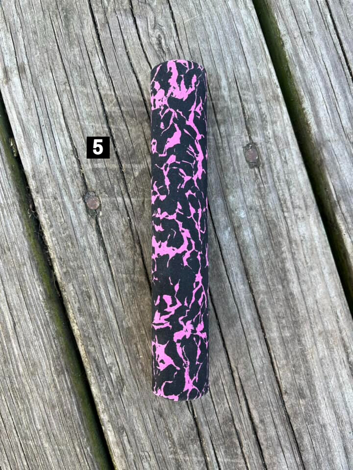 6" Rod Building Wrapping Camo colored foam Handles