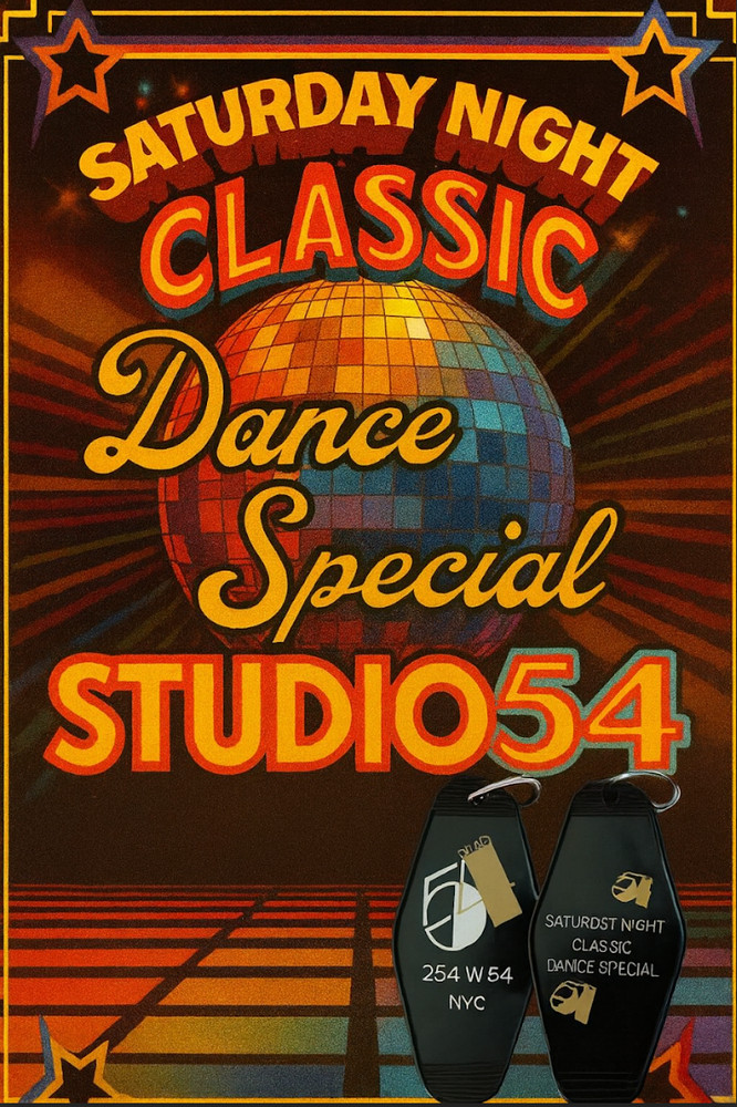 STUDIO 54 NYC inspired keytag