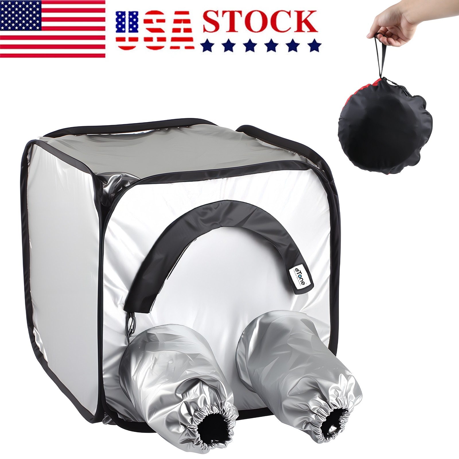 Darkroom 4X5 5x7 Format Camera Film Changing Tent Bag Negative Developing Light