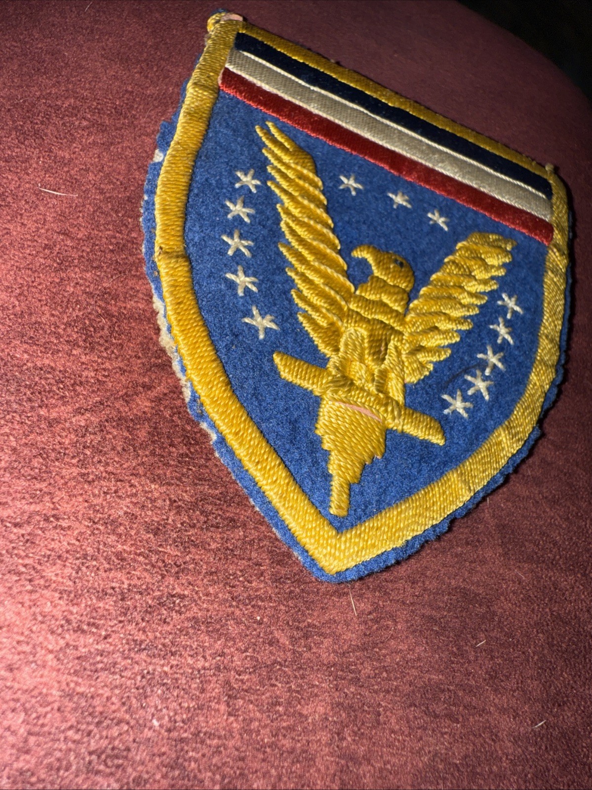 WW2 US ARMY EUROPEAN THEATER OF OPERATIONS PATCH - Theatre Made Likely English