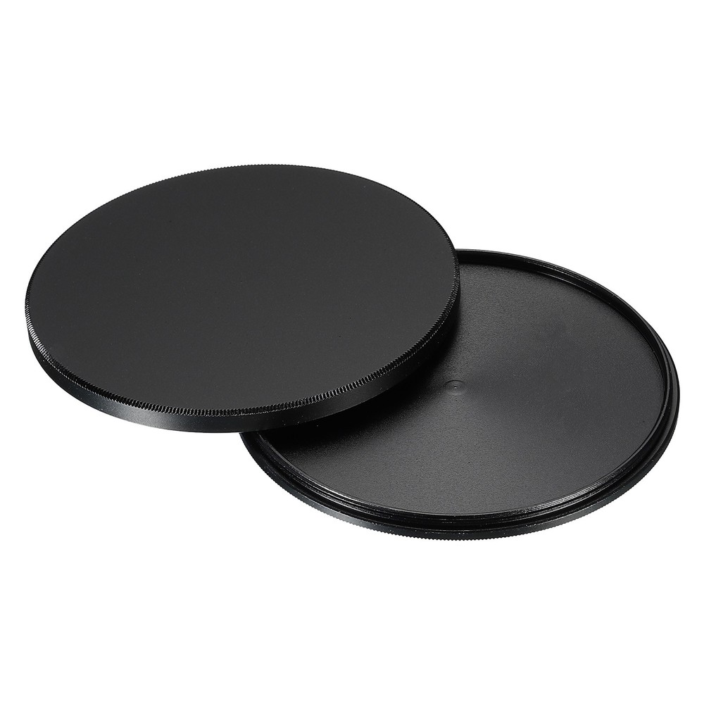 72mm Lens Filter Stack Cap Aluminum Alloy Circular Filter Stacks Black
