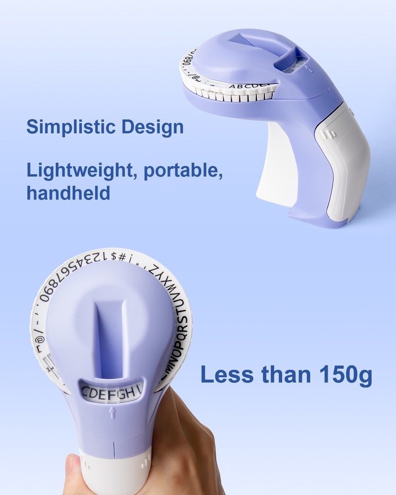 1PACK 3D DYMO Embossing Label Maker with 6 DYMO 3D Label Tapes