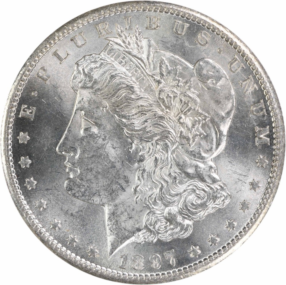 1897-S Morgan Silver Dollar BU Uncertified #201