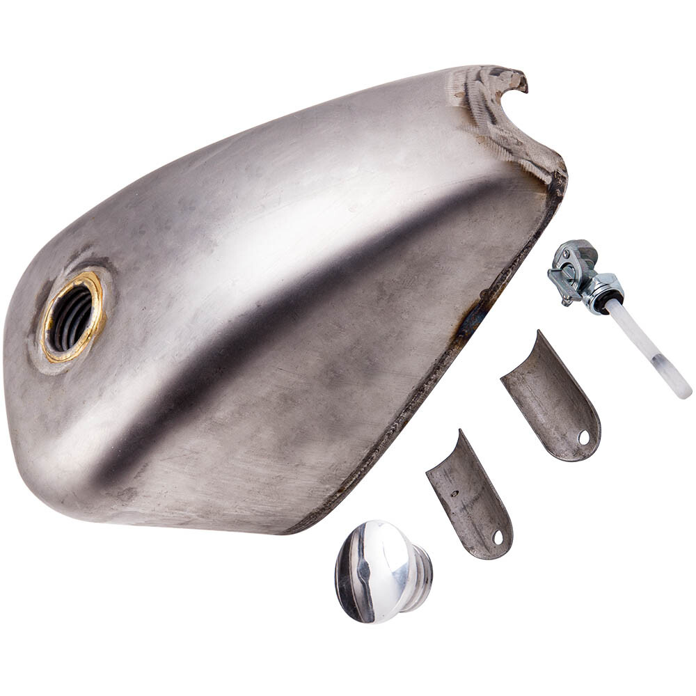 2.4 Gallon Gas Fuel Tank Direct Mount for Harley-Davidson Sportster 1955-1978