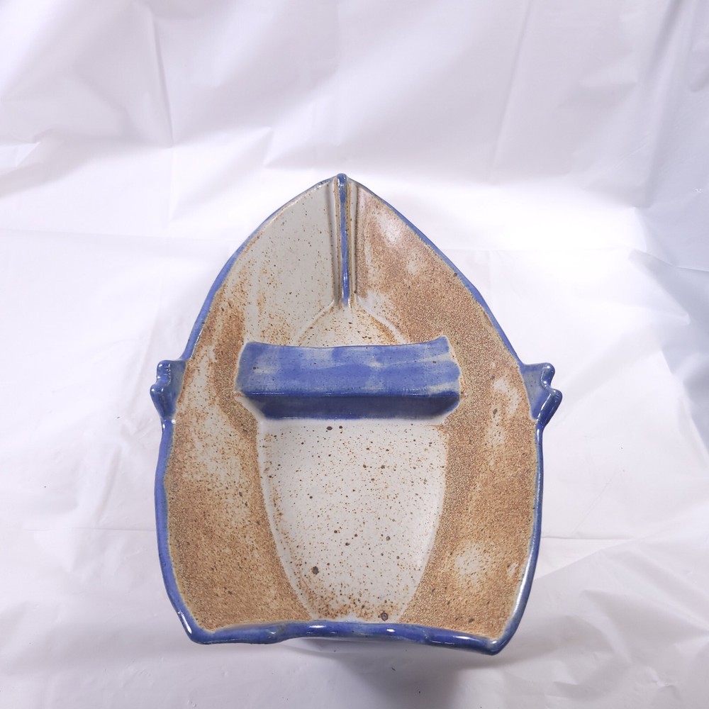 Ceramic Boat Fish and Chip Dish Nautical Ceramic