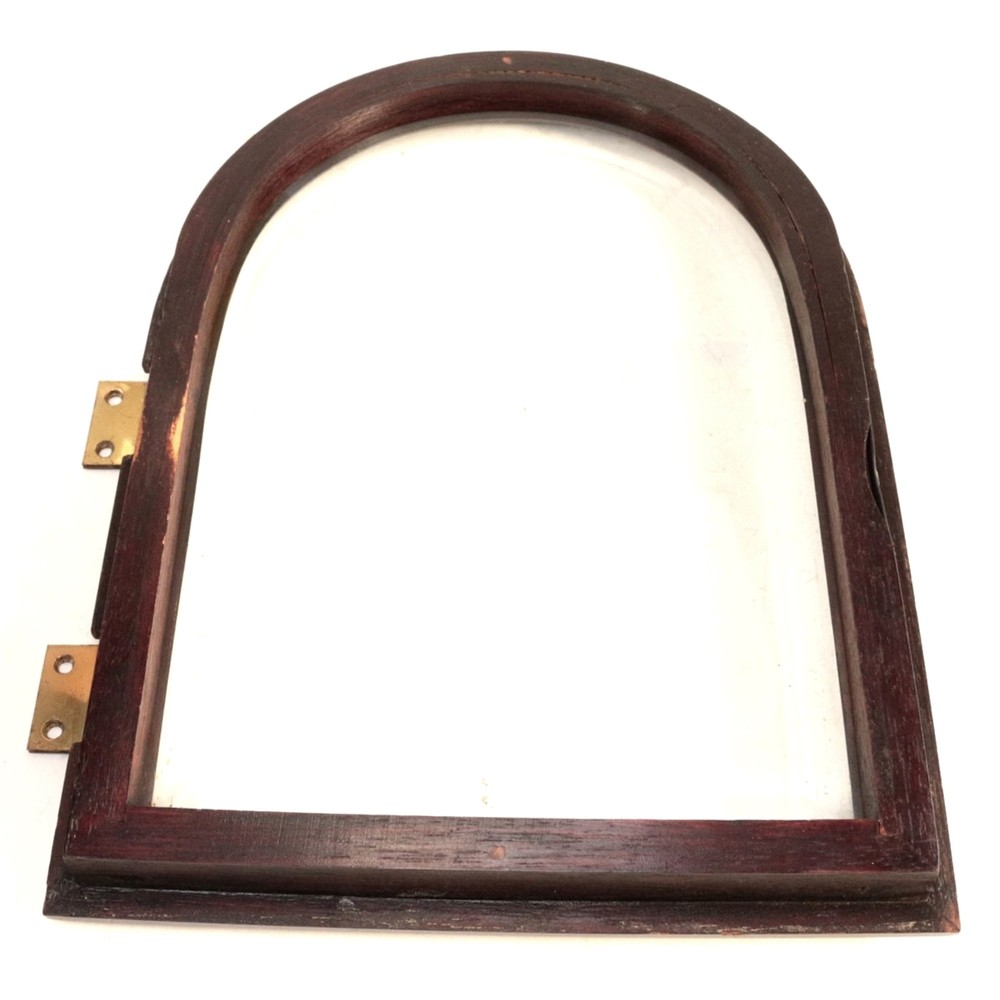 Beveled Glass Panel Clock Door - Beautiful! - FB695