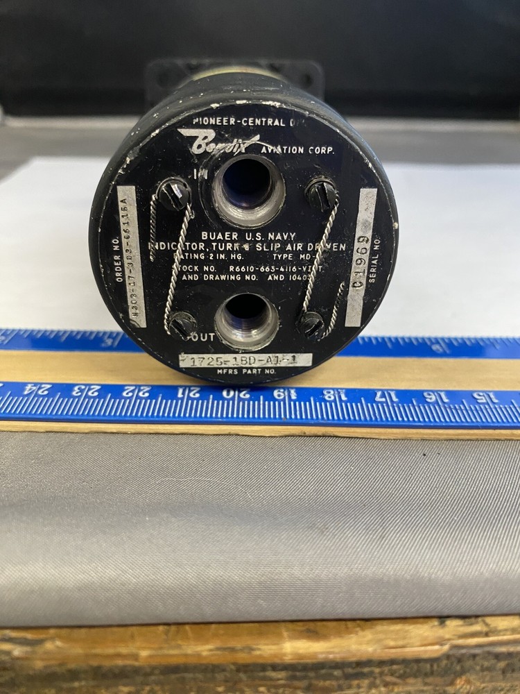 BENDIX Turn and Bank indicator 1725-1BD-A1-1