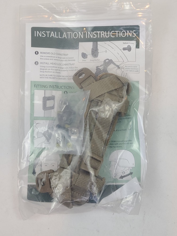 OPS CORE TAN ECH IMPROVED H-NAPE RETENTION SYSTEM - SIZE S - XL
