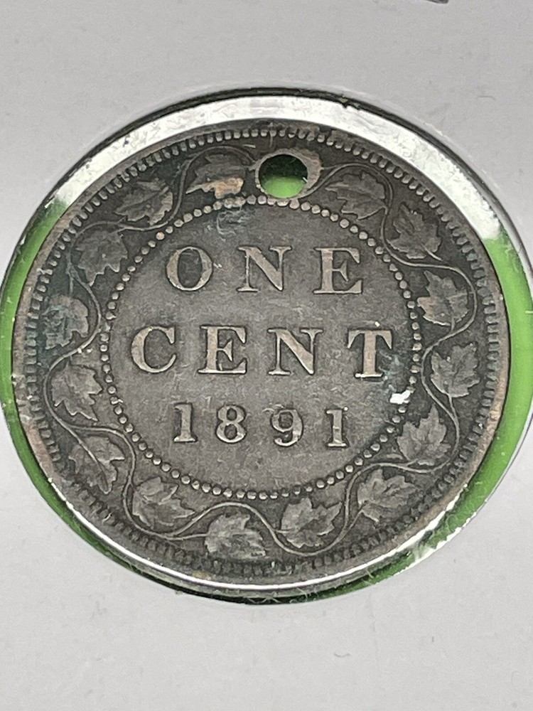 1891 Canada Coin Penny Cent