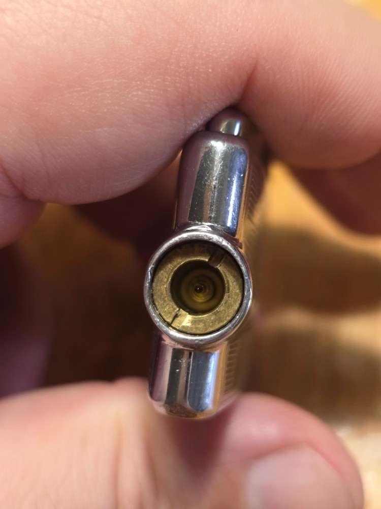 Ronson Veraflame Premier Lighter In Original Case Checker Pattern