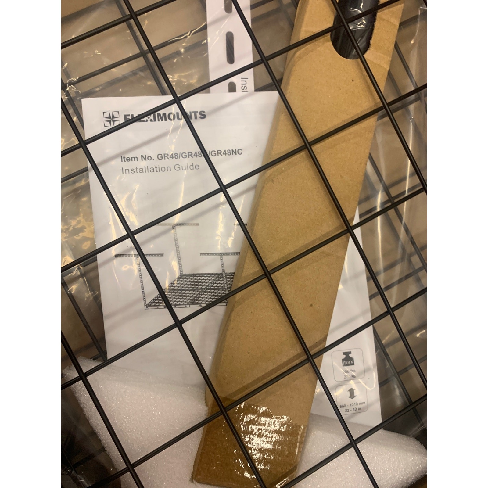 FLEXIMOUNTS 4'X8' Overhead Garage Adjustable Ceiling Storage Heavy Duty GR48B