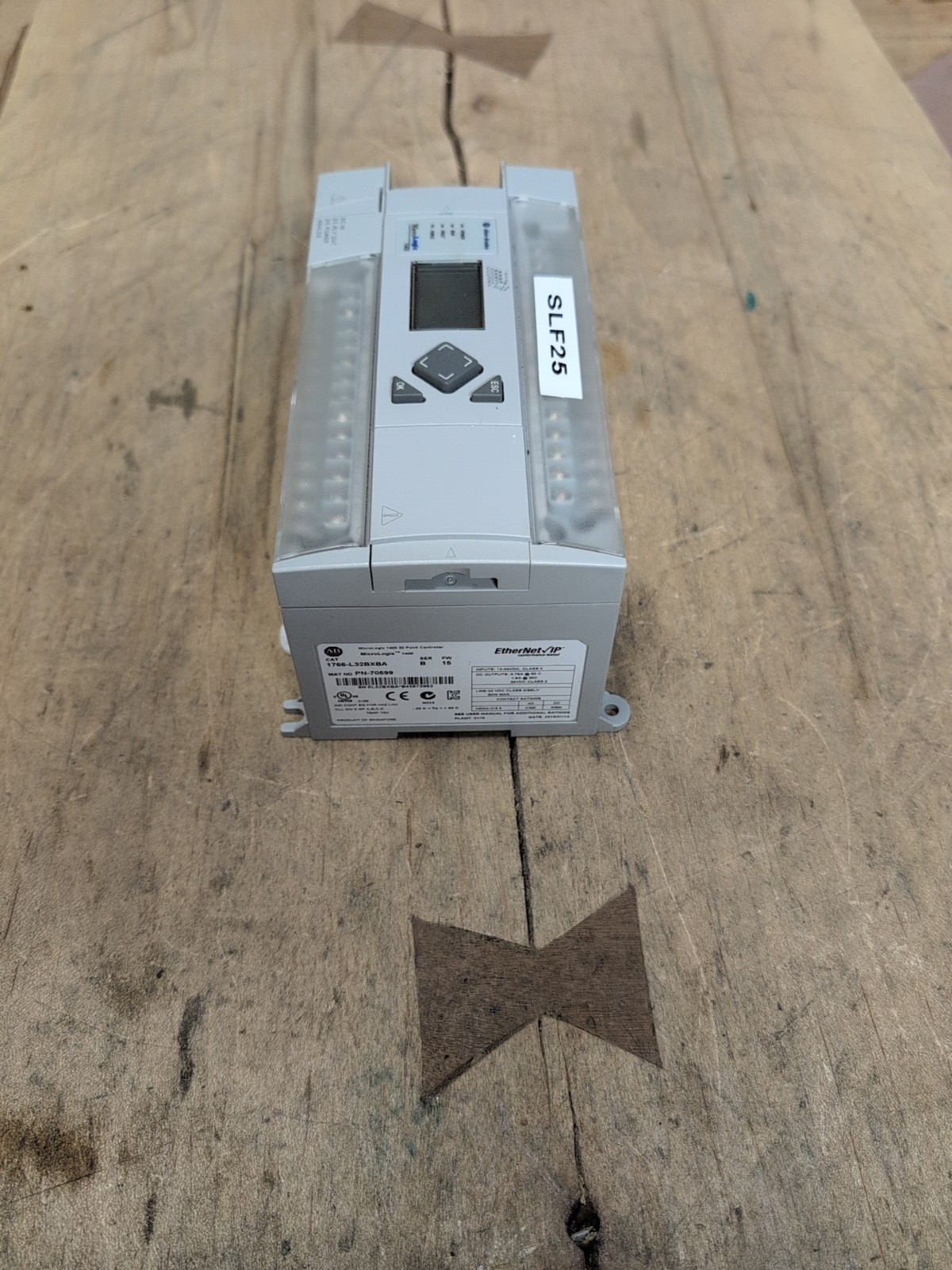 Allen-Bradley MicroLogix 1400 Controller 1766-L32BXBA Ser. B FW. 15 32PT Used