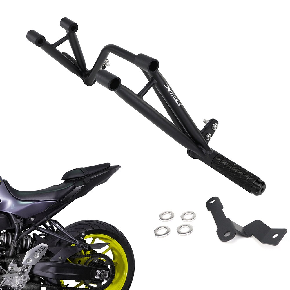 Fit For Yamaha FZ-07 / MT-07 2014-2025 Stunt Subcage Rear Footpeg Crash Bars