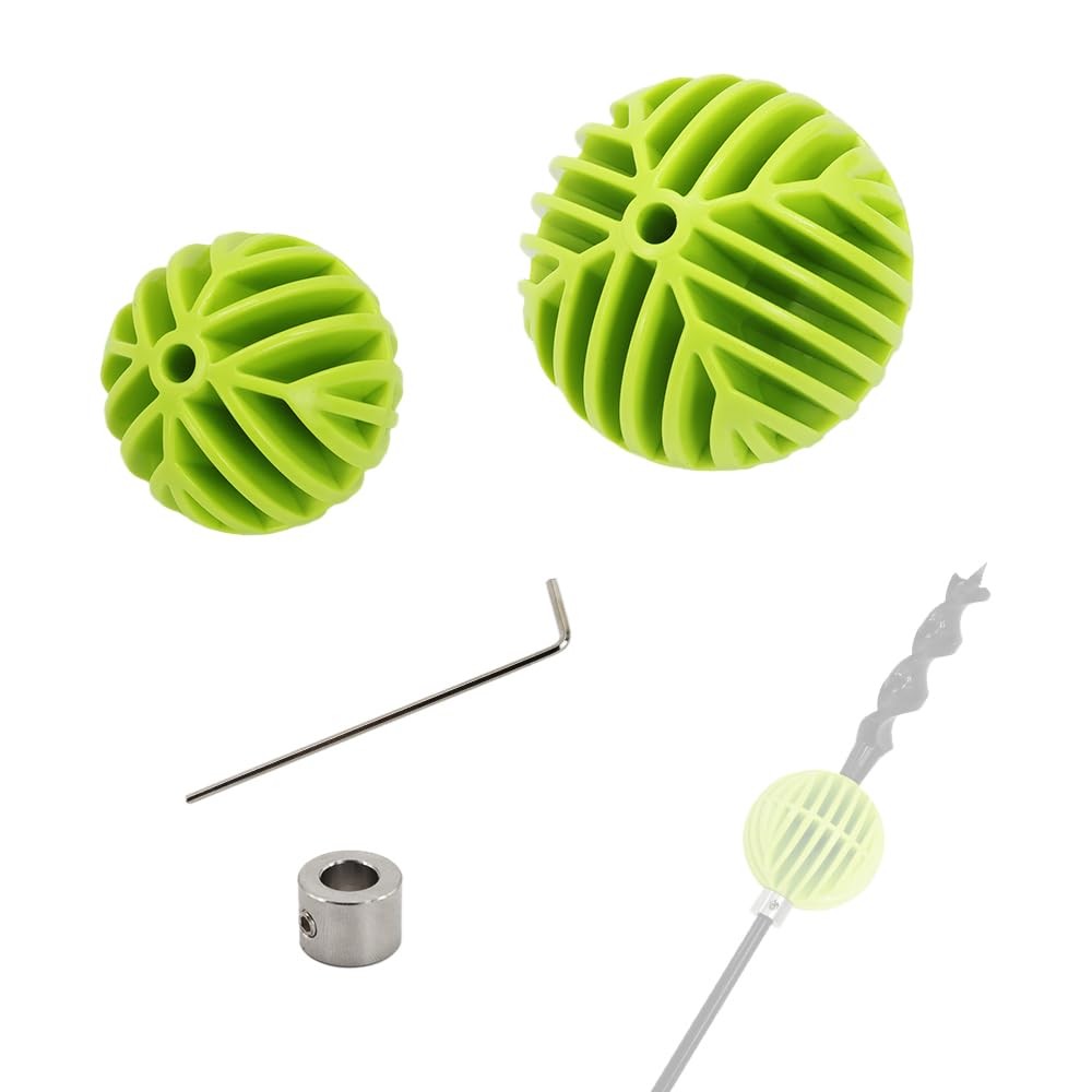 Flex Shank Installer Drill Bit Guide Tools/Cable Bumper Balls for 3/16"...