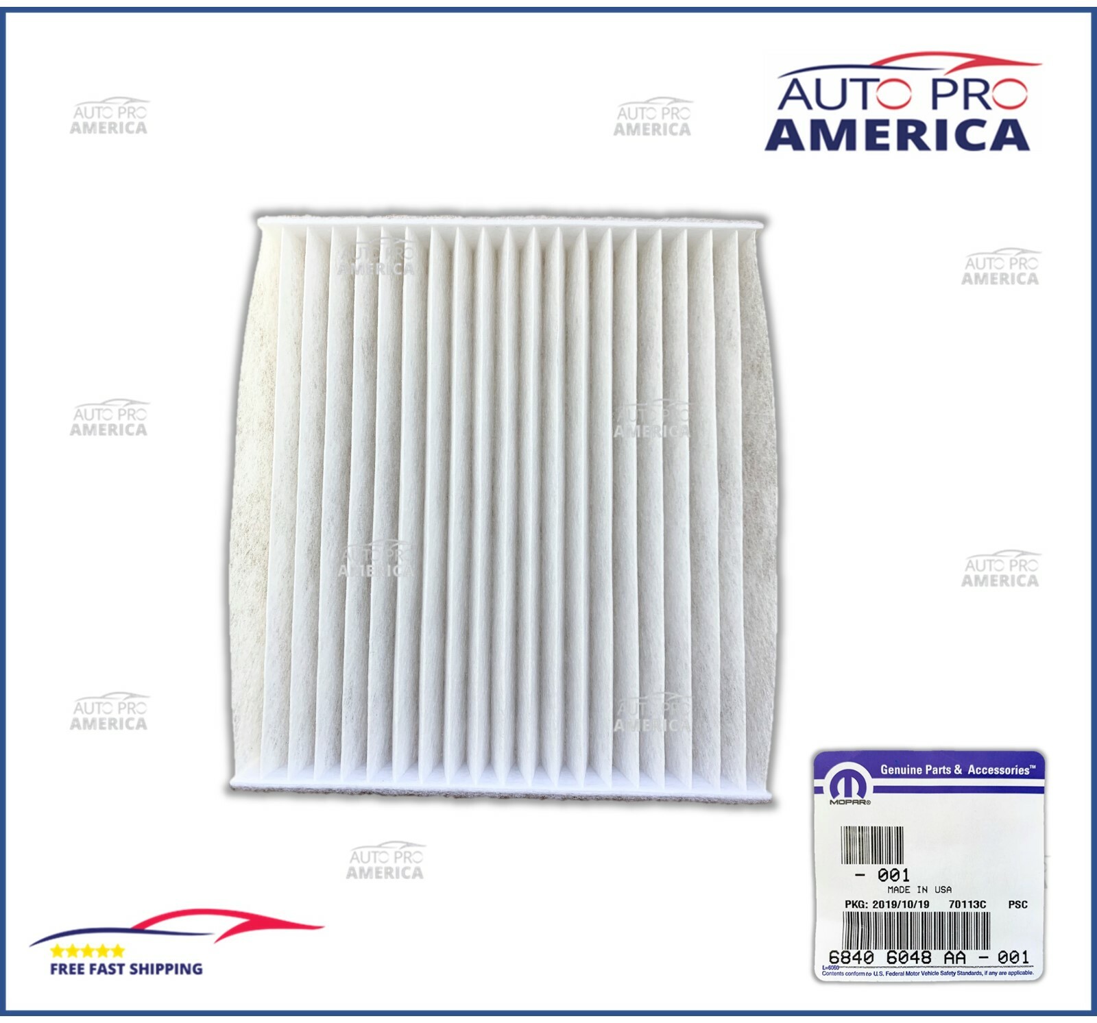 NEW OEM MOPAR DODGE RAM 1500 2500 3500 4500 2009-24 Cabin Air Filter 68406048AA