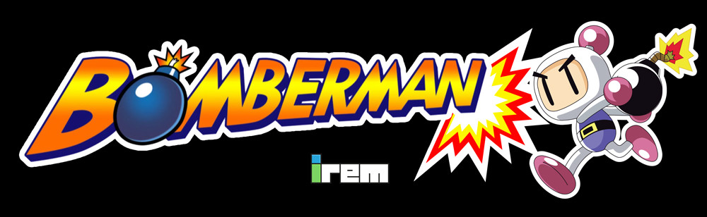 Bomberman Arcade Marquee 26" x 8"