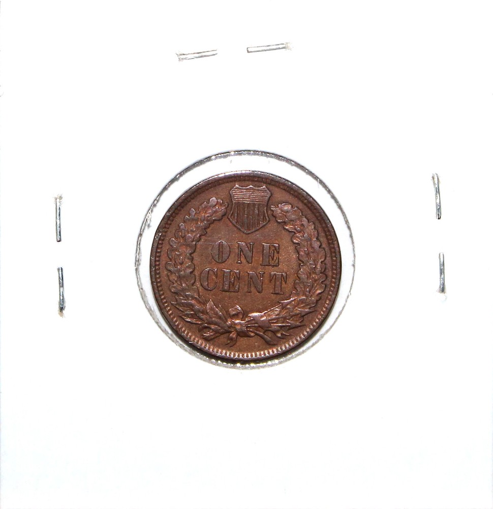 1901 US Indian Head Cent AU About Uncirculated (PPT)