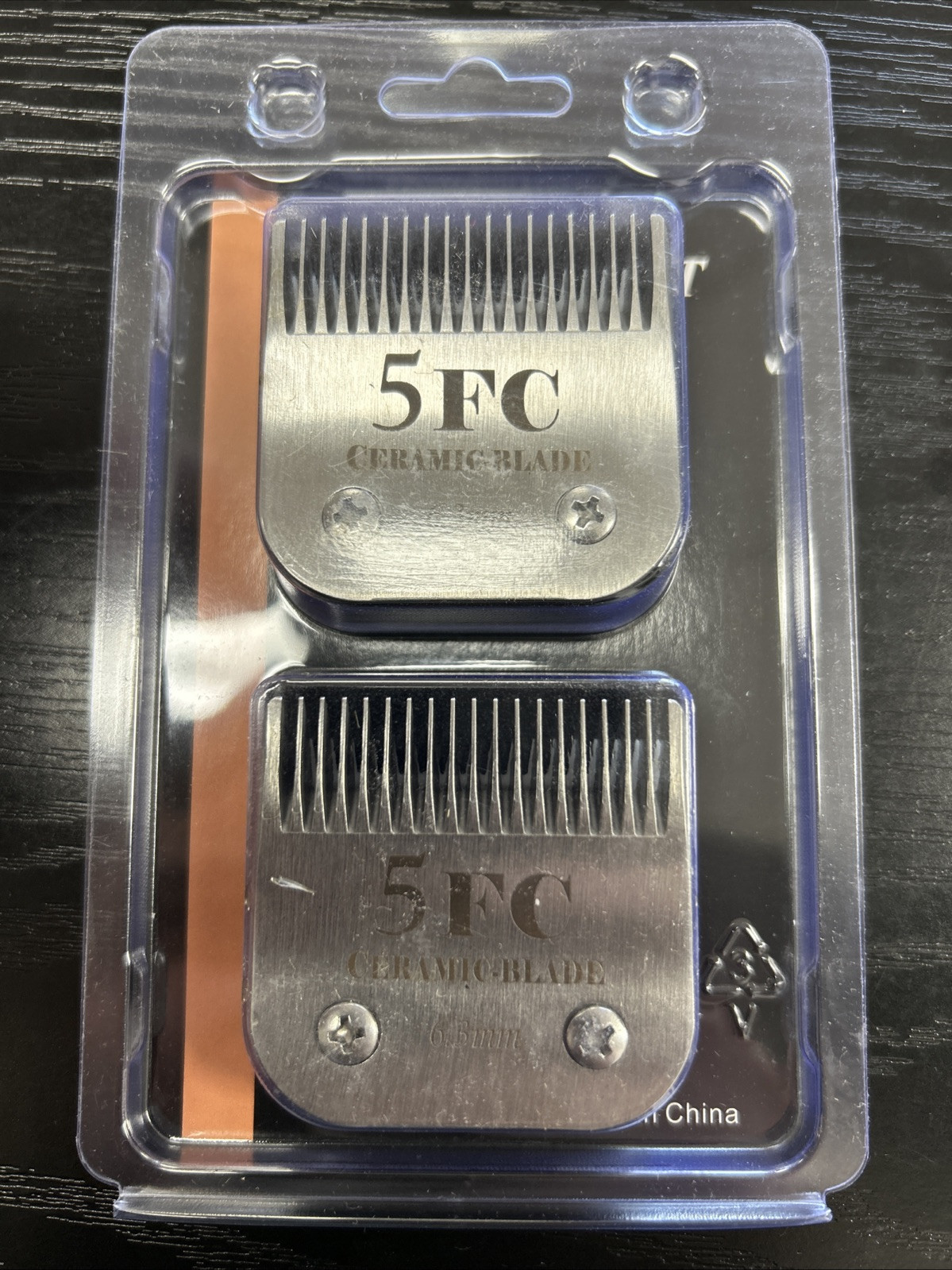 #5FC CERAMIC EDGE 6.3mm Steel Pet Grooming Blade*Fit AG,Wahl KM5 KM10 KM2 Clippe