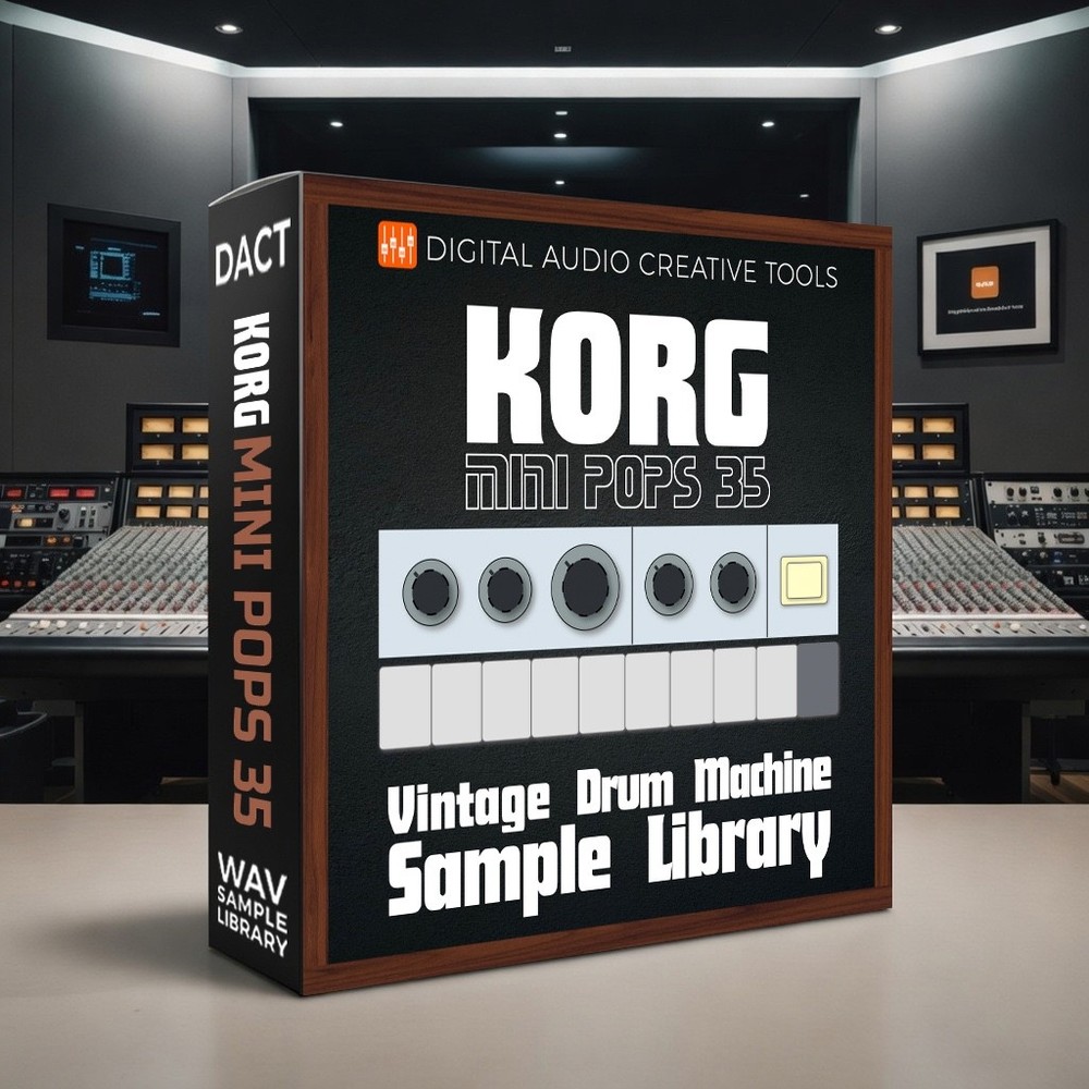 Korg Mini Pops 35 Drum Machine Sample Library