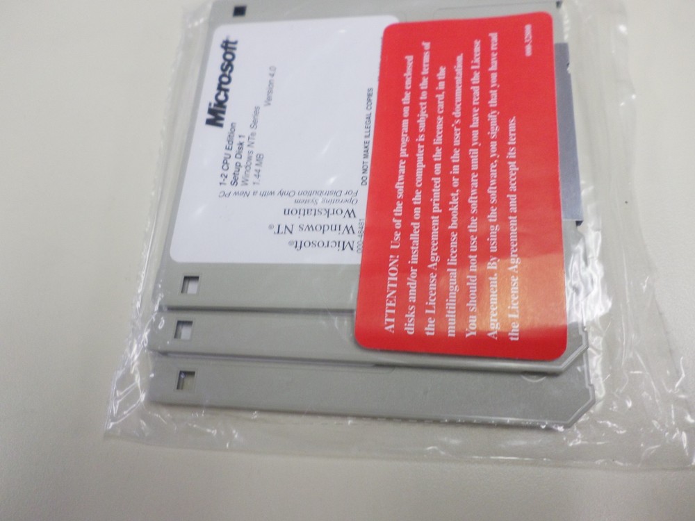 Microsoft Windows NT Workstation Sealed 3.5 Media