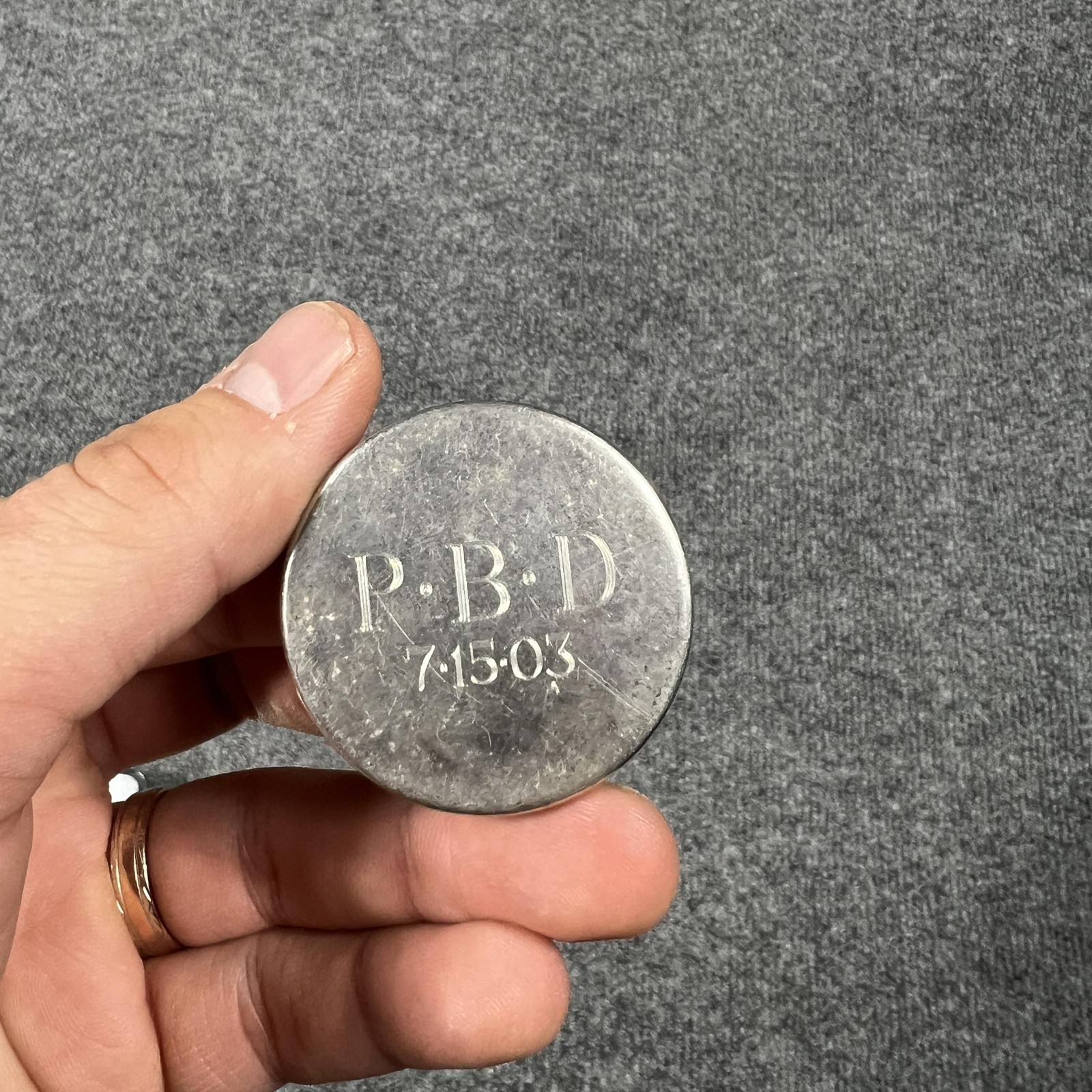 Vintage Tiffany & Co. Sterling Silver 925 Tape Measure Broken For Parts