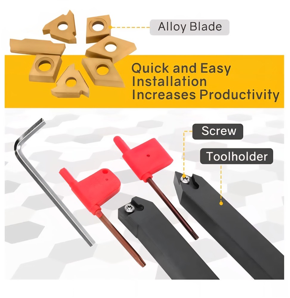 7 PCS CNC Turning Tool