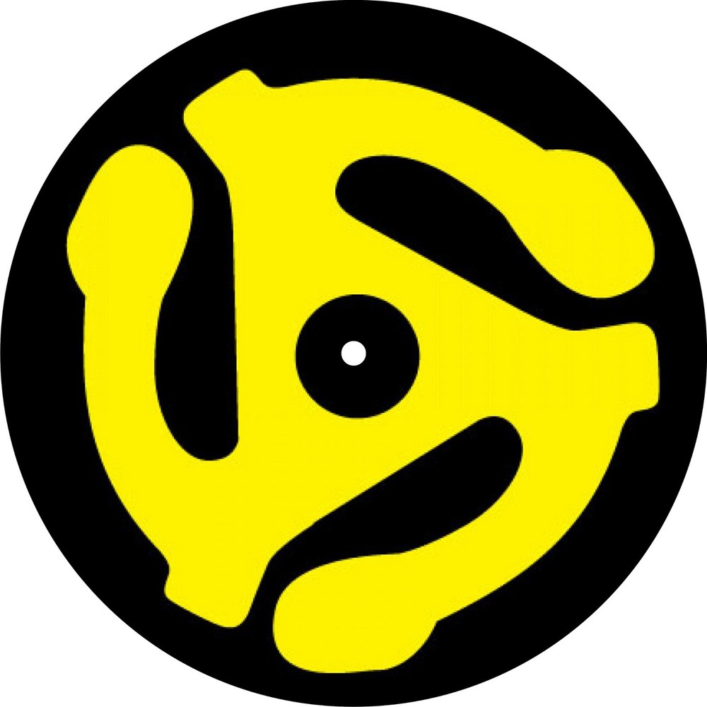 Slipmat Slip Mat 4 Technics or Single 7" 45 Turntable Record Player 45 ADAPTER
