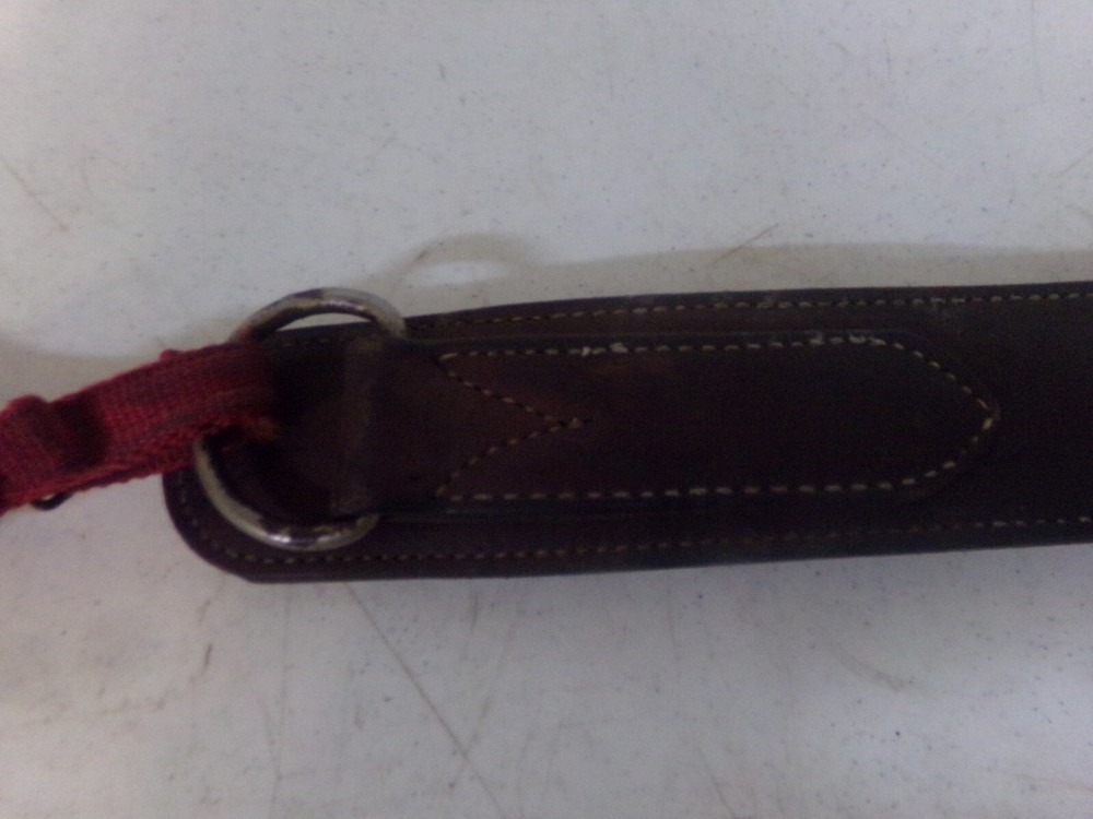 Leather Breast Collar - Red Ties (Used)