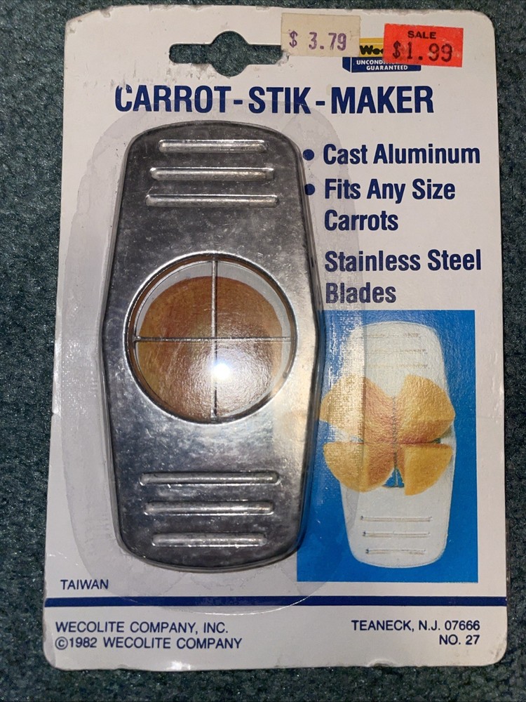1982 Wescolite Carrot-Stik-Maker NOS
