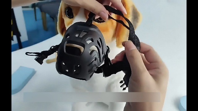 Soft Breathable Dog Muzzle, Adjustable Basket for Chewing & Biting Prevention, X