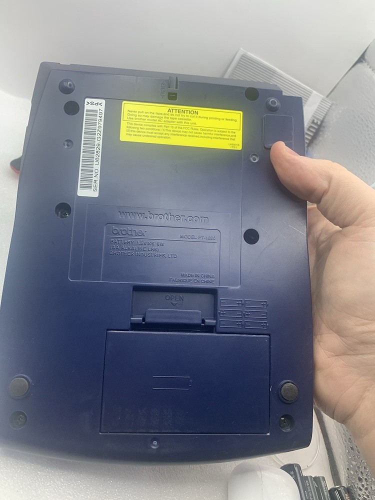 Brother PT-1880 P-Touch Label Maker Tested BC