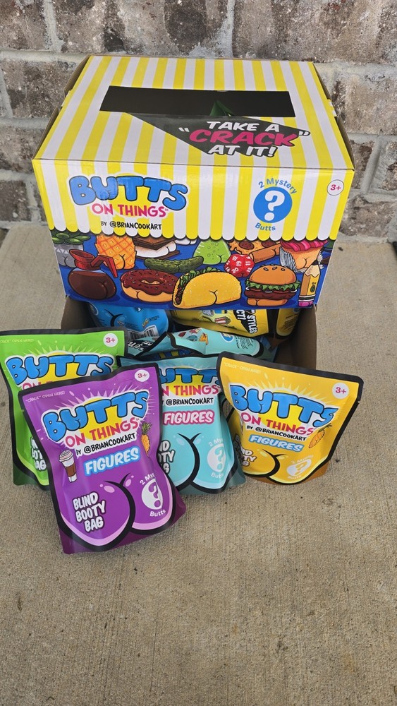 Butts on Things - 6 Mystery Blind Bags (12 pcs)