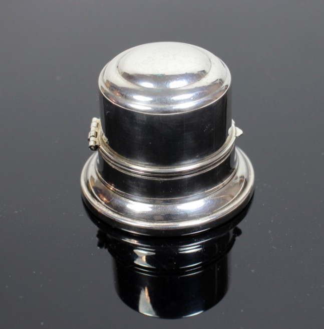 Vintage Birks Sterling Silver Bell Shaped Ring Box