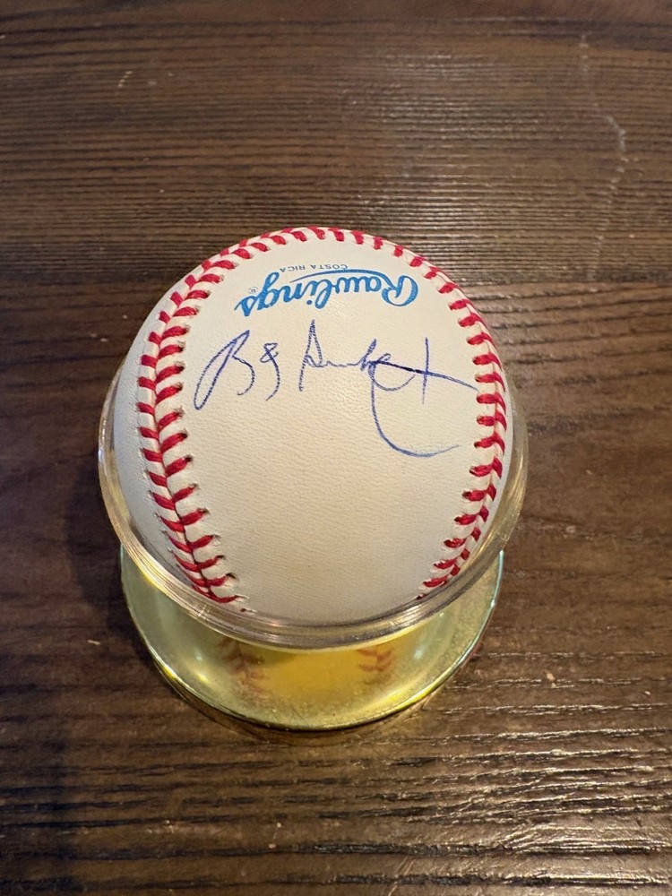B.J.    SURHOFF     BREWERS      SIGNED     BASEBALL