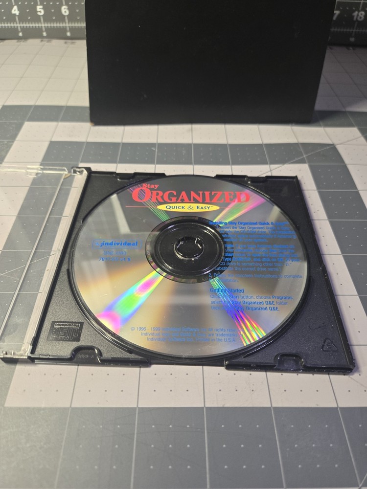 Organized Quick & Easy One OR3, 7017 CD Vintage Software