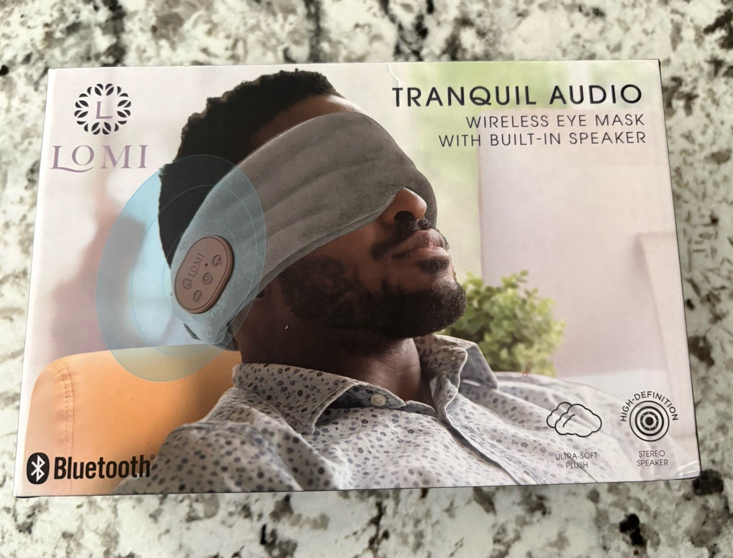 NEW [Factory Sealed] - Lomi Relaxation Wireless Eye Mask W/Built-in Speaker