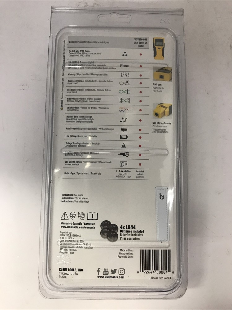 Klein Tools LAN Scout Jr. Tester - VDV526-052