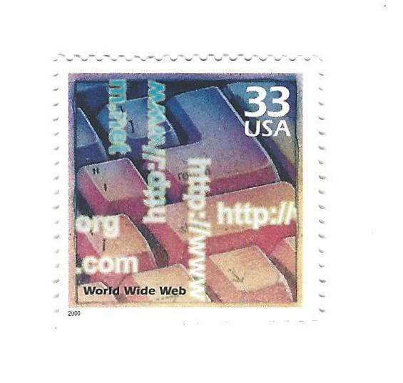 STAMP US SCOTT 3191n "World Wide Web" 33 CENT 2000 MNH