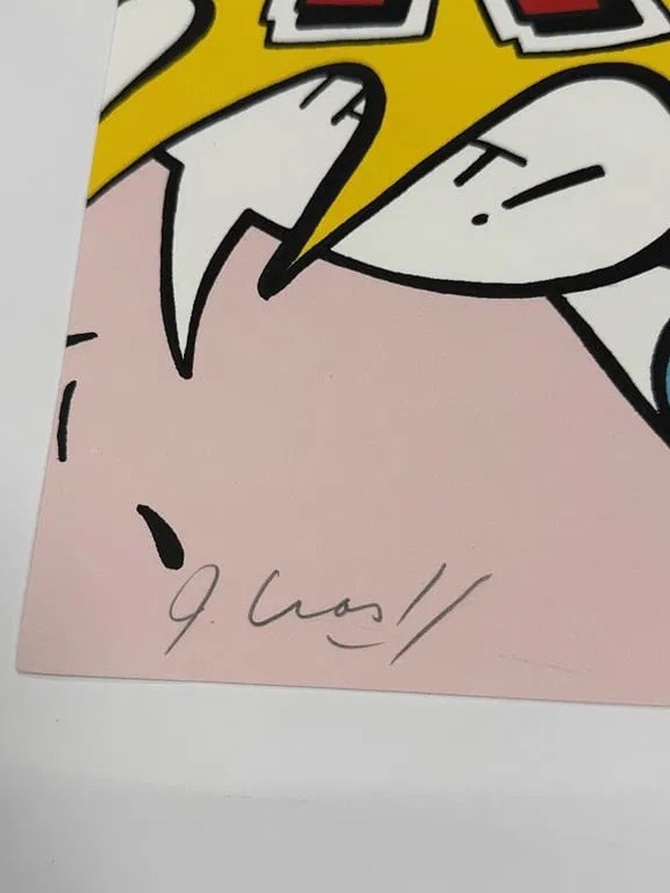 John 'Crash' Matos (b.1961) Signed Ltd. Ed. 6/50 Serigraph "Crash" (red)