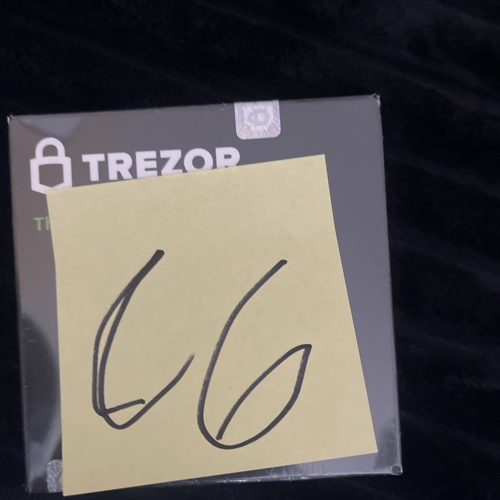 Trezor One Hardware Wallet - Black - Brand New
