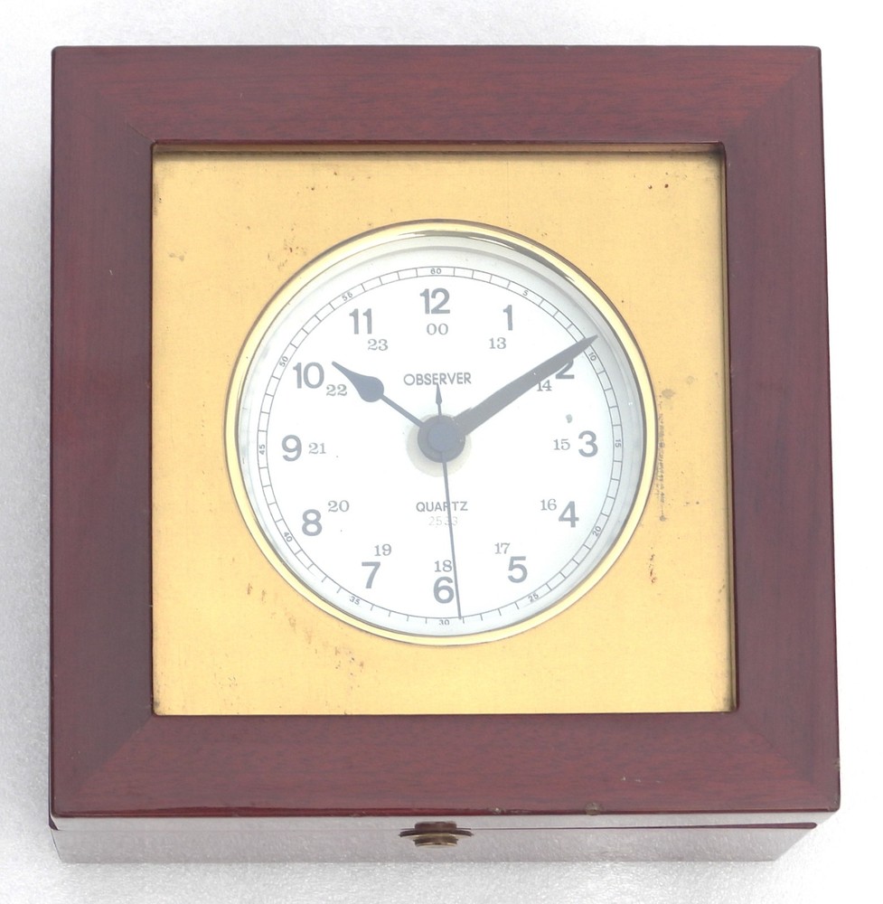 OBSERVER CHRONOMETER WERKE GERMANY MARINE SHIP BOAT NAVIGATION CLOCK QUARTZ
