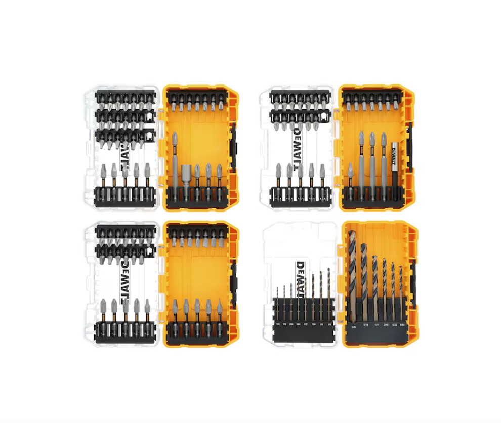 DEWALT TOUGH GRIP Screwdriver Bit Set 110 -Piece