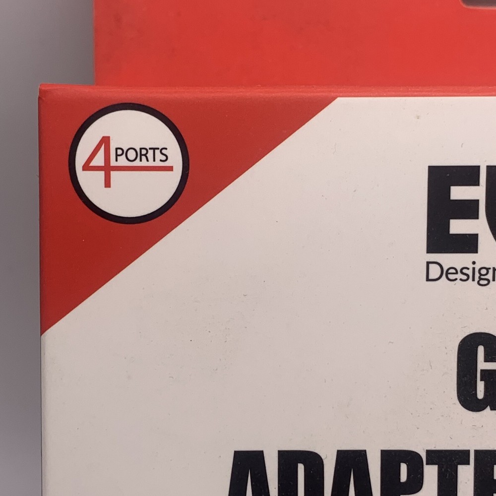 EVORETRO 4 Port Adapter for Gamecube Controller Wii U, Switch, and PC USB